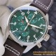 IWC - Pilot Chrono Spitfire IW377709 43mm SS/LE Green ZF A7750