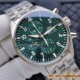 Pilot Chronograph Ref.3777 43mm SS/SS Green Dial ZF A7750