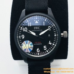 Big Pilot Top Gun 43mm Cer/LE Black Dial M+ 8N24