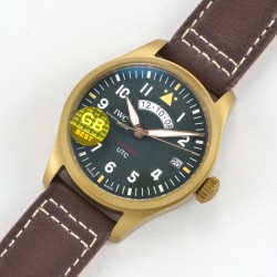 IWC - Pilot UTC Spitfire Ed MJ271 41mm BR/LE Grn GBF 1:1 A2836