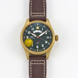 IWC - Pilot UTC Spitfire Ed MJ271 41mm BR/LE Grn GBF 1:1 A2836