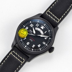 IWC - Pilot UTC Spitfire Ed MJ271 41mm CER/LE Black Dial GBF 1:1 A2836