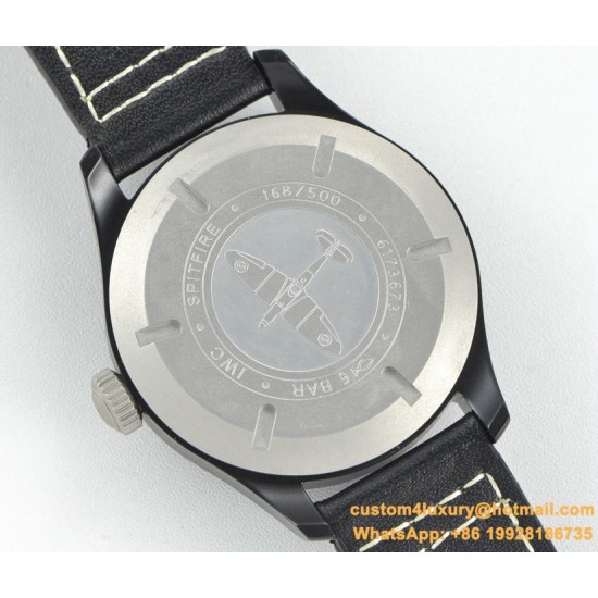 IWC - Pilot Spitfire 41mm CER/LE Black Dial GBF 1:1 A2836