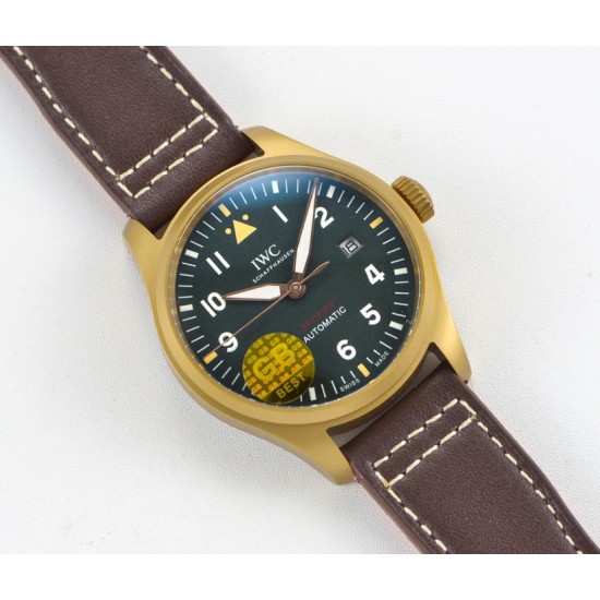 IWC - Pilot Spitfire 41mm BR/LE Grn GBF 1:1 A2836