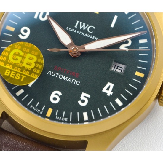 IWC - Pilot Spitfire 41mm BR/LE Grn GBF 1:1 A2836