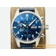 IWC - Pilot Chrono Spitfire IW388101 41mm SS/LE Blue Dial IWSF A7750