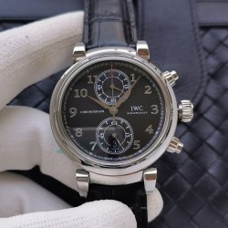 IWC - Da Vinci Chrono Laureus Ed IW393402 SS/LE Black Dial ZF Asia 89361