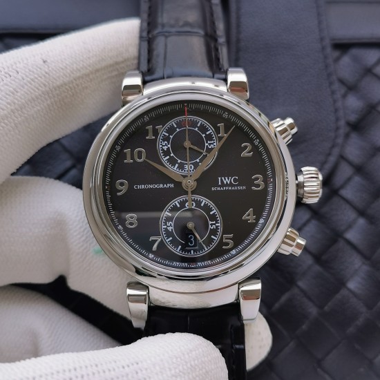 IWC - Da Vinci Chrono Laureus Ed IW393402 SS/LE Black Dial ZF Asia 89361
