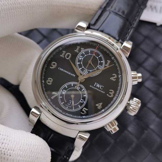 IWC - Da Vinci Chrono Laureus Ed IW393402 SS/LE Black Dial ZF Asia 89361