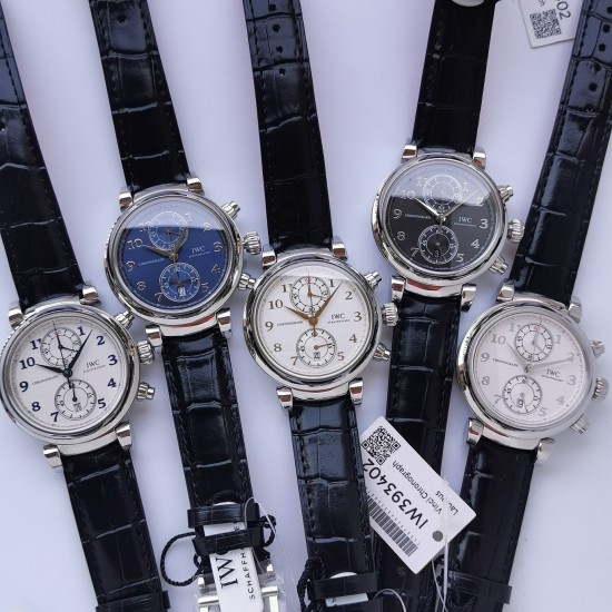 IWC - Da Vinci Chrono Laureus Ed IW393402 SS/LE Black Dial ZF Asia 89361