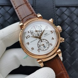 IWC - Da Vinci Chrono Laureus Ed IW393402 RG/LE White Dial ZF Asia 89361