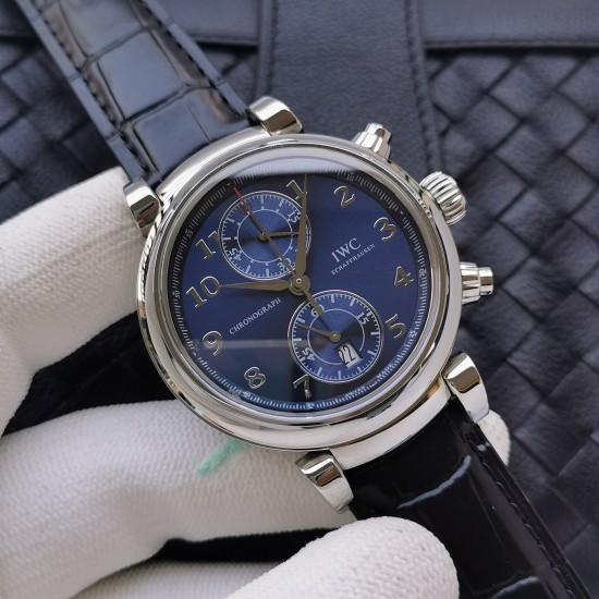 IWC - Da Vinci Chrono Laureus Ed IW393402 SS/LE Blue Dial ZF Asia 89361