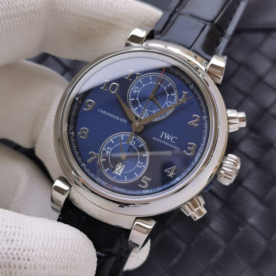 IWC - Da Vinci Chrono Laureus Ed IW393402 SS/LE Blue Dial ZF Asia 89361