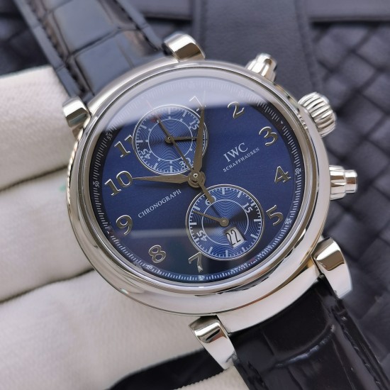 IWC - Da Vinci Chrono Laureus Ed IW393402 SS/LE Blue Dial ZF Asia 89361
