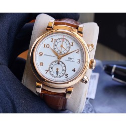 IWC - Da Vinci Chrono Laureus Ed IW393402 RG/LE White Dial ZF Asia 89361