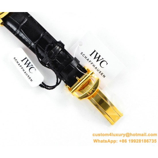 IWC - Da Vinci Chrono Laureus Ed IW393402 YG/LE Gold Dial GBF Asia 89361