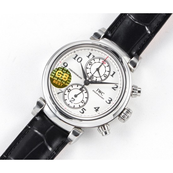 IWC - Da Vinci Chrono Laureus Ed IW393402 SS/LE White Dial GBF Asia 89361