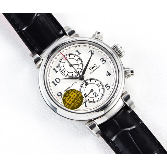 IWC - Da Vinci Chrono Laureus Ed IW393402 SS/LE White Dial GBF Asia 89361