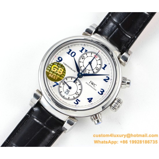 IWC - Da Vinci Chrono Laureus Ed IW393402 SS/LE White Dial GBF Asia 89361