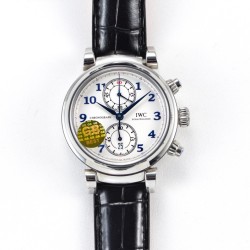 IWC - Da Vinci Chrono Laureus Ed IW393402 SS/LE White Dial GBF Asia 89361