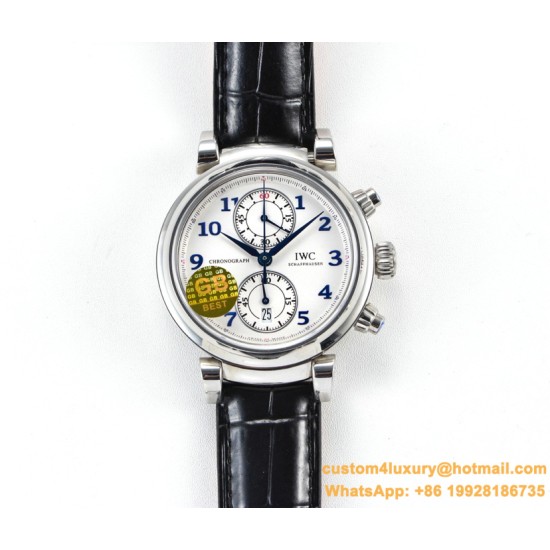 IWC - Da Vinci Chrono Laureus Ed IW393402 SS/LE White Dial GBF Asia 89361