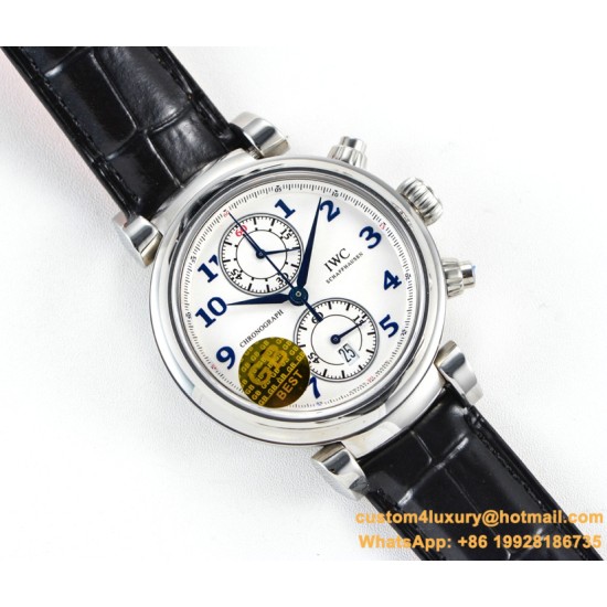 IWC - Da Vinci Chrono Laureus Ed IW393402 SS/LE White Dial GBF Asia 89361