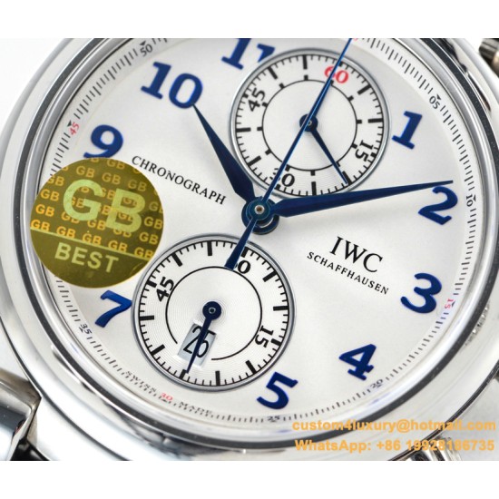 IWC - Da Vinci Chrono Laureus Ed IW393402 SS/LE White Dial GBF Asia 89361