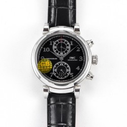 IWC - Da Vinci Chrono Laureus Ed IW393402 SS/LE Black Dial GBF Asia 89361