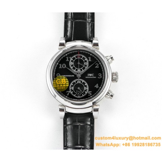 IWC - Da Vinci Chrono Laureus Ed IW393402 SS/LE Black Dial GBF Asia 89361