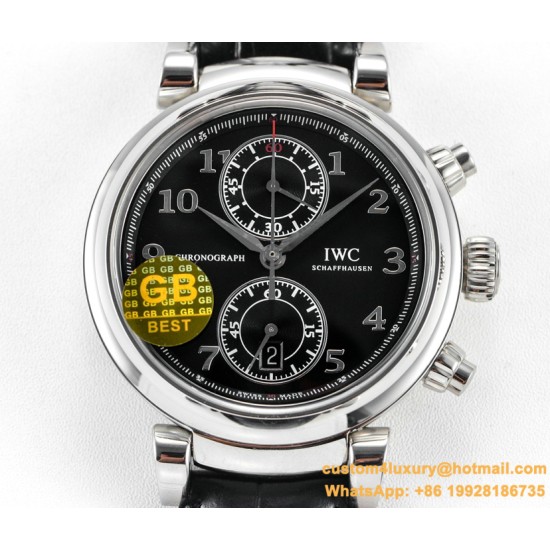 IWC - Da Vinci Chrono Laureus Ed IW393402 SS/LE Black Dial GBF Asia 89361