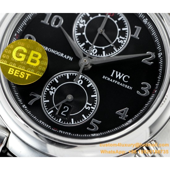 IWC - Da Vinci Chrono Laureus Ed IW393402 SS/LE Black Dial GBF Asia 89361