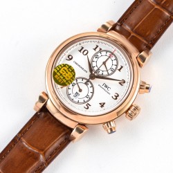 IWC - Da Vinci Chrono Laureus Ed IW393402 RG/LE White Dial GBF Asia 89361
