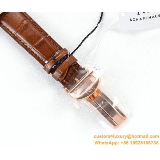 IWC - Da Vinci Chrono Laureus Ed IW393402 RG/LE White Dial GBF Asia 89361