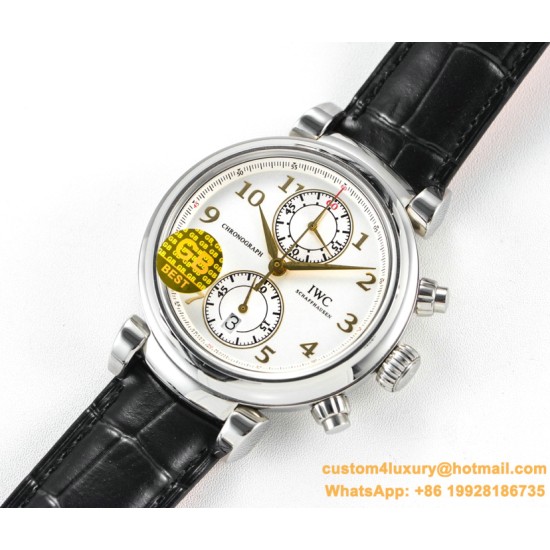 IWC - Da Vinci Chrono Laureus Ed IW393402 SS/LE White Dial GBF Asia 89361