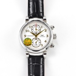 IWC - Da Vinci Chrono Laureus Ed IW393402 SS/LE White Dial GBF Asia 89361