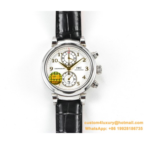 IWC - Da Vinci Chrono Laureus Ed IW393402 SS/LE White Dial GBF Asia 89361