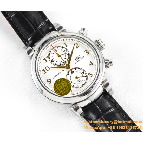 IWC - Da Vinci Chrono Laureus Ed IW393402 SS/LE White Dial GBF Asia 89361