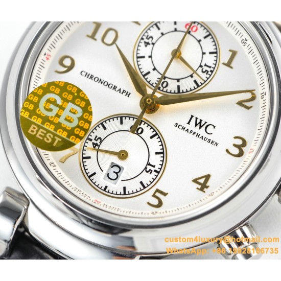 IWC - Da Vinci Chrono Laureus Ed IW393402 SS/LE White Dial GBF Asia 89361