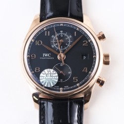 IWC - Da Vinci Chrono Laureus Ed IW393402 RG/LE Black Dial YLF Asia 89361