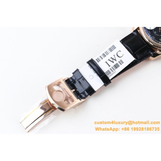IWC - Da Vinci Chrono Laureus Ed IW393402 RG/LE Black Dial YLF Asia 89361