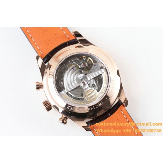 IWC - Da Vinci Chrono Laureus Ed IW393402 RG/LE Blue Dial YLF Asia 89361