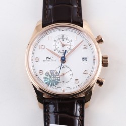 IWC - Da Vinci Chrono Laureus Ed IW393402 RG/LE White Dial YLF Asia 89361