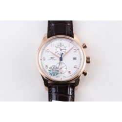 IWC - Da Vinci Chrono Laureus Ed IW393402 RG/LE White Dial YLF Asia 89361