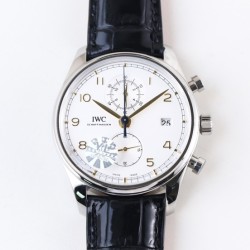 IWC - Da Vinci Chrono Laureus Ed IW393402 SS/LE White Dial YLF Asia 89361