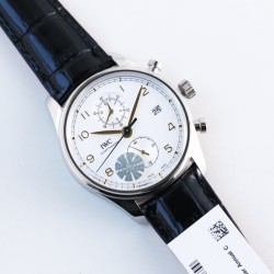 IWC - Da Vinci Chrono Laureus Ed IW393402 SS/LE White Dial YLF Asia 89361