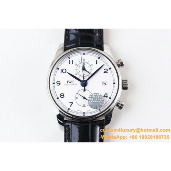 IWC - Da Vinci Chrono Laureus Ed IW393402 SS/LE White Dial YLF Asia 89361