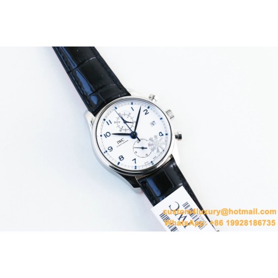 IWC - Da Vinci Chrono Laureus Ed IW393402 SS/LE White Dial YLF Asia 89361