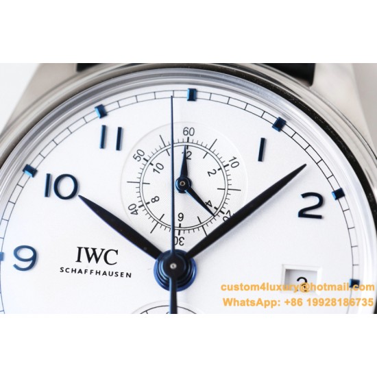 IWC - Da Vinci Chrono Laureus Ed IW393402 SS/LE White Dial YLF Asia 89361