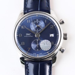 IWC - Da Vinci Chrono Laureus Ed IW393402 SS/LE Blue Dial YLF Asia 89361