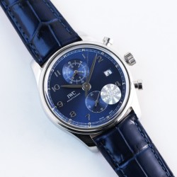 IWC - Da Vinci Chrono Laureus Ed IW393402 SS/LE Blue Dial YLF Asia 89361